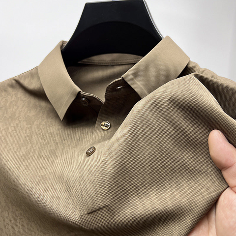 Distinto: Subtle Pattern Polo Shirt