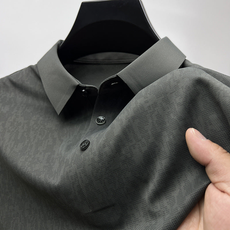 Distinto: Subtle Pattern Polo Shirt