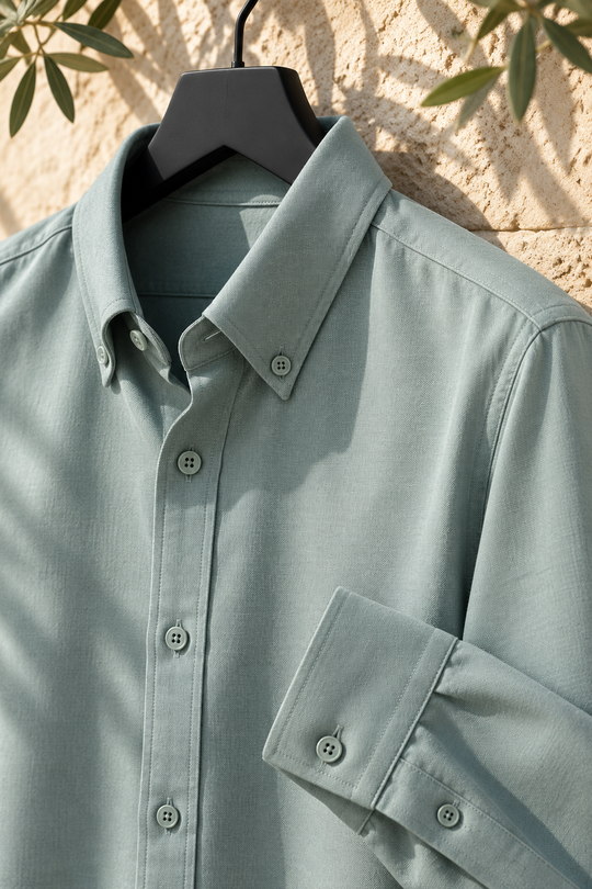 Stefano: Classic Stretch Button-Down Oxford Shirt