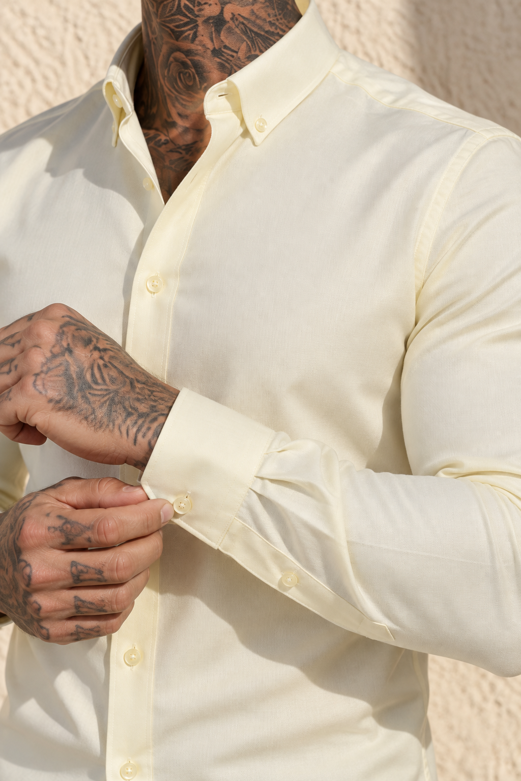 Luciano: Classic Stretch Oxford Shirt