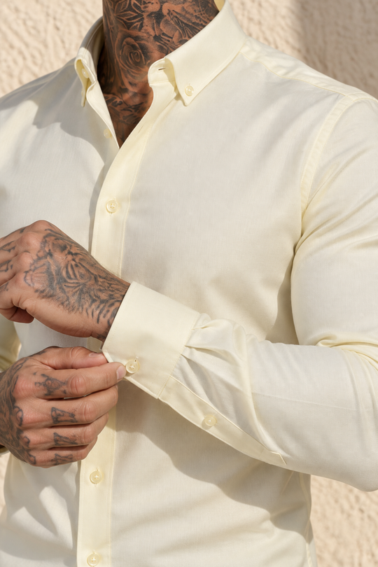 Luciano: Classic Stretch Oxford Shirt