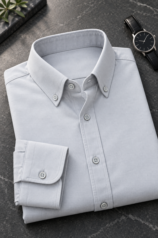 Stefano: Classic Stretch Button-Down Oxford Shirt