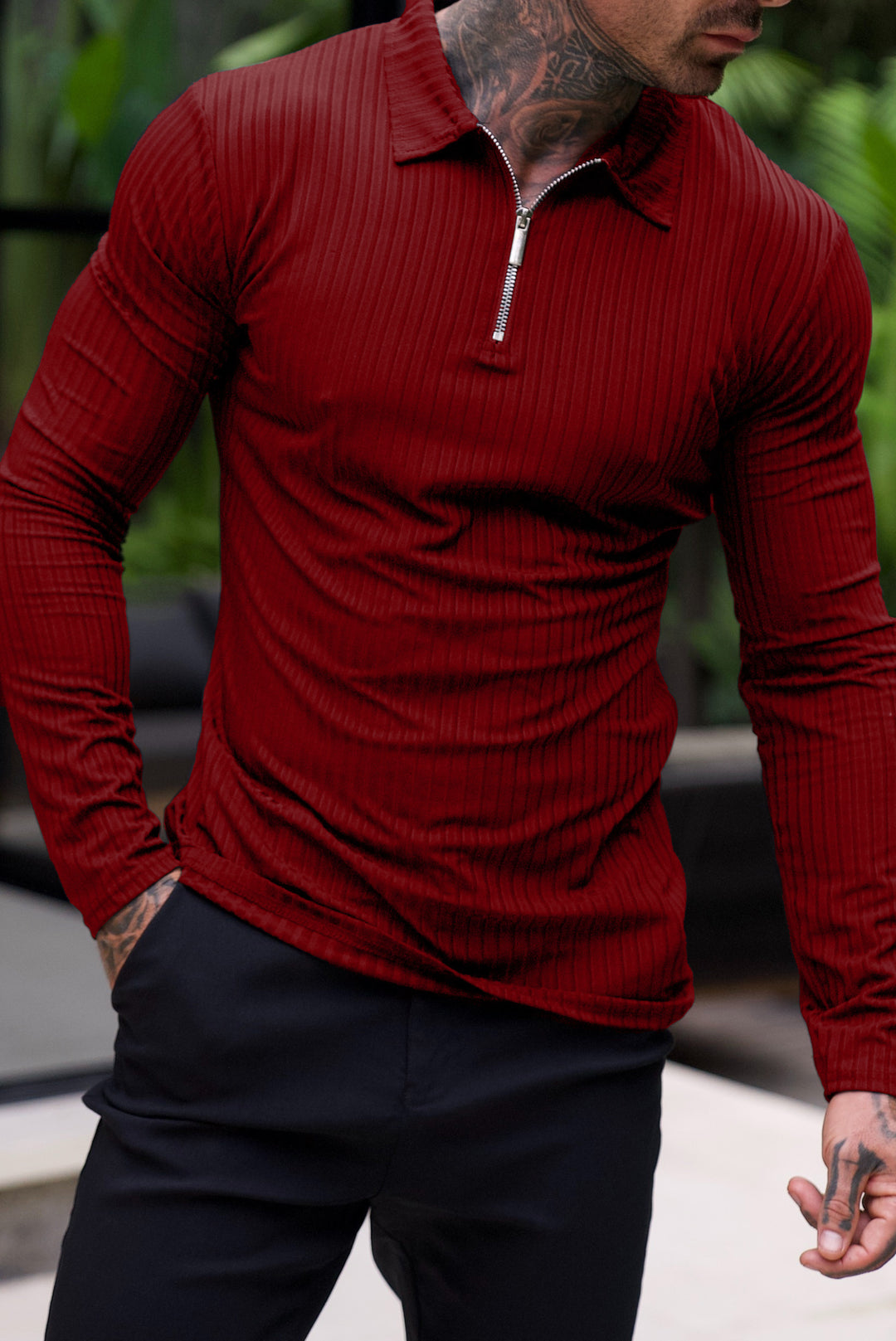 Fascino: Half-Zip Muscle Fit Pullover