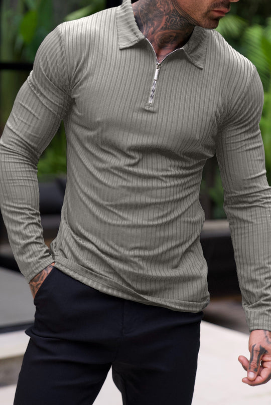 Fascino: Half-Zip Muscle Fit Pullover